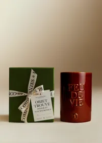 Bougie Feu de vie - Grand modèle - L'ambre - Moka — view 2