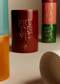 Bougie Feu de vie - Grand modèle - L'ambre - Moka — view 3