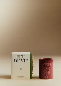 Bougie Feu de vie - L' Ambre - Framboise — view 3