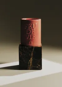 Bougie Feu de vie - La Fleur - Rose Amalfi — view 2