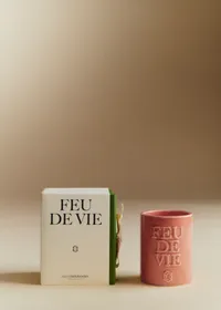 Bougie Feu de vie - La Fleur - Rose Amalfi — view 4