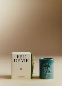 Bougie Feu de vie - Le Linge - Bleu — view 4
