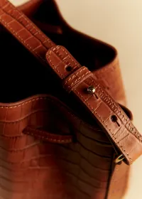 Bourse Farrow - Camel Croco — view 2