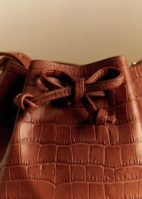 Bourse Farrow - Camel Croco — view 5