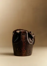 Bourse Mini Farrow - Marron Python — view 2