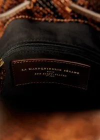 Bourse Mini Farrow - Marron Python — view 4