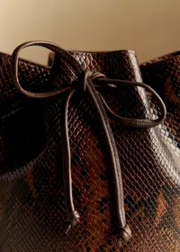 Bourse Mini Farrow - Marron Python — view 5