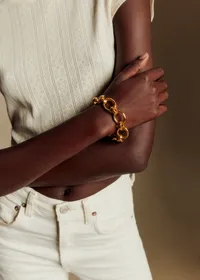 Bracelet Agathe - Doré — view 2