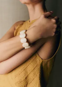 Bracelet Amandine - Ecru — view 2