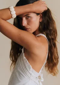 Bracelet Amandine - Ecru — view 4