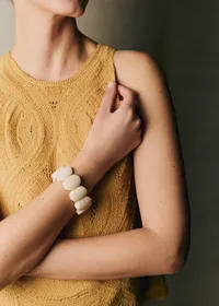Bracelet Amandine - Ecru — view 5