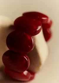 Bracelet Amandine - Rouge Carmin — view 2