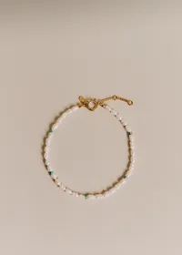 Bracelet de cheville Irma perles - Lagon — view 2