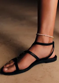 Bracelet de cheville Irma perles - Lagon — view 3