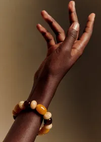 Bracelet Morgane - Caramel Multi - Création Rose — view 3
