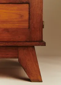 Buffet René Gabriel en bois massif années 50 - Bois Massif — view 4