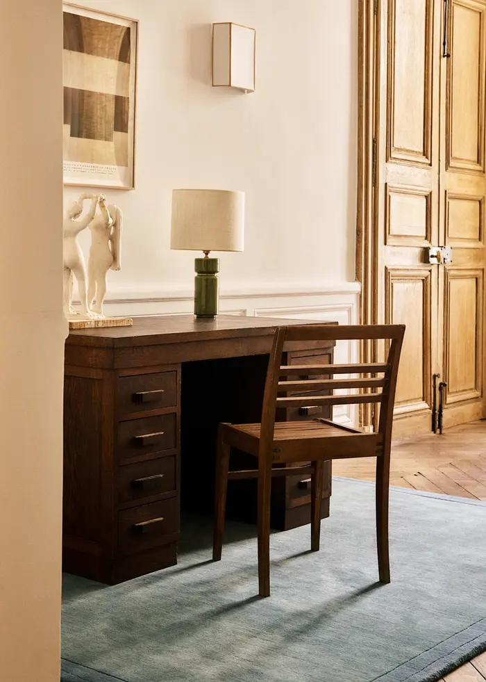 Bureau en chêne vintage - Chêne teinté