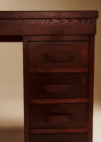 Bureau en chêne vintage - Chêne teinté — view 2