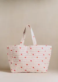 Cabas - Broderie Coeurs Rouges — view 2