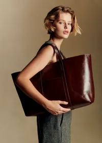Cabas Maxi Gabin - Chocolat Vintage — view 5