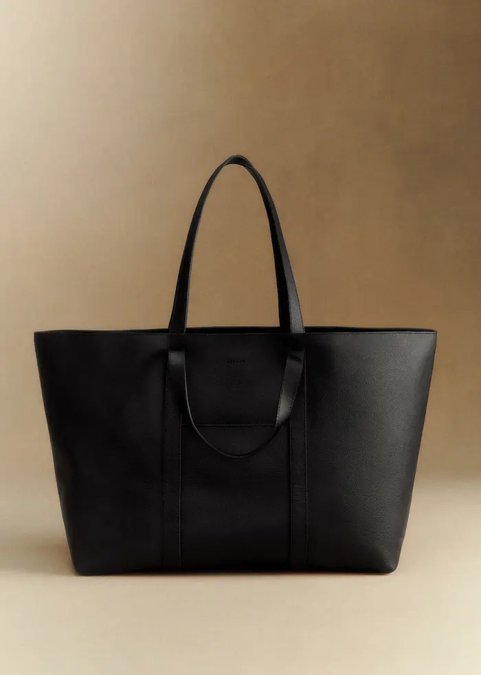 Cabas Maxi Gabin - Noir Grainé