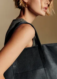 Cabas Maxi Gabin - Noir Grainé — view 3