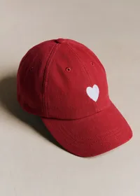 Casquette coeur - Rouge — view 2