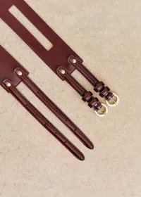 Ceinture Dita - Bordeaux Glacé — view 2