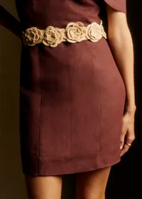 Ceinture Elya - Raphia Naturel — view 3