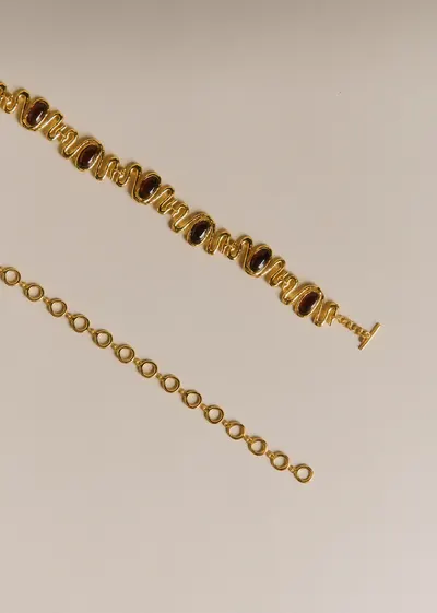 Ceinture Esmée - Brun Doré