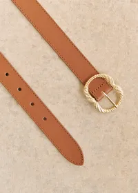 Ceinture Fine Artemis - Cuir Naturel Héritage — view 4