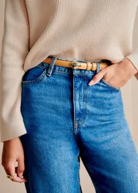 Ceinture Lisa - Miel Lisse — view 2
