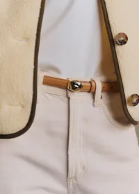 Ceinture Lisa - Miel Lisse — view 3