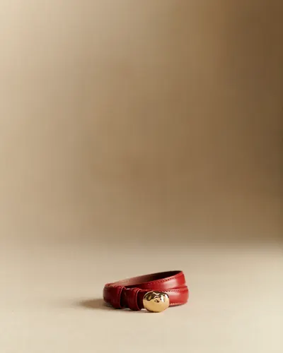 Ceinture Lisa - Rouge Glacé
