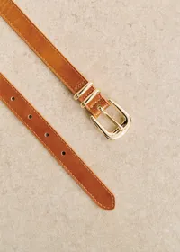 Ceinture Livie - Camel Vernis — view 3