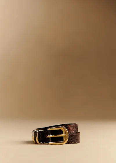 Ceinture Livie - Marron Python