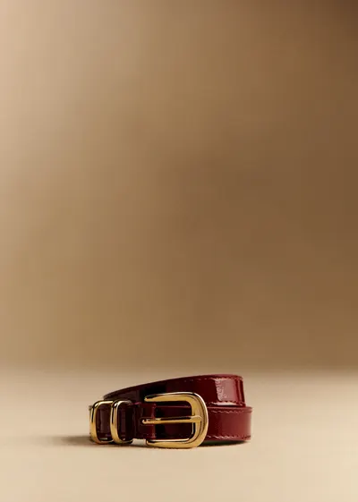Ceinture Livie - Pourpre Vernis