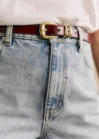 Ceinture Livie - Pourpre Vernis — view 2