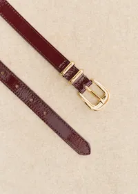 Ceinture Livie - Pourpre Vernis — view 3