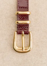 Ceinture Livie - Pourpre Vernis — view 4