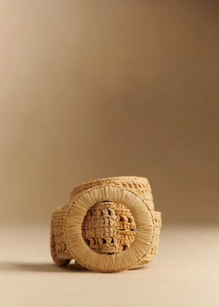 Ceinture Nella - Raphia Naturel