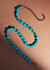 Ceinture Ondine - Bleu Turquoise — view 3