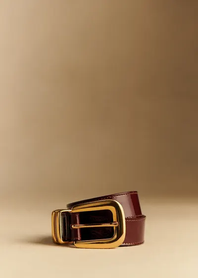 Ceinture Oria - Acajou Vernis