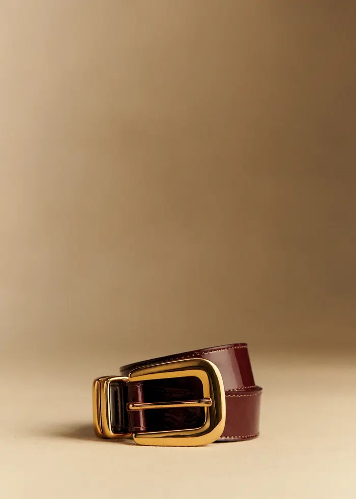 Ceinture Oria - Acajou Vernis