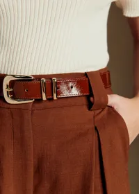 Ceinture Oria - Acajou Vernis — view 2