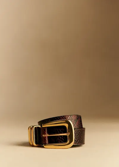 Ceinture Oria - Marron Python