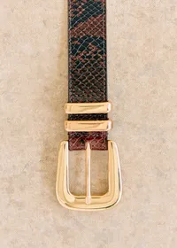Ceinture Oria - Marron Python — view 4