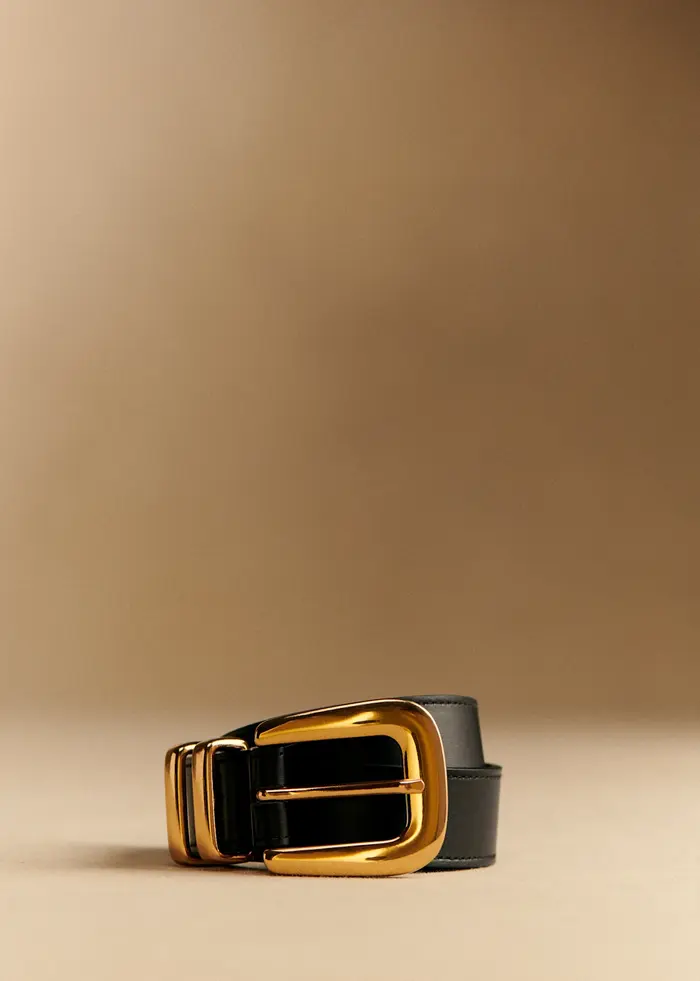 Ceinture Oria - Noir Lisse