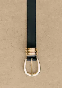 Ceinture Rosie - Noir Lisse — view 3
