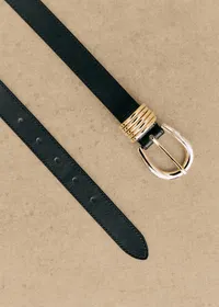Ceinture Rosie - Noir Lisse — view 4
